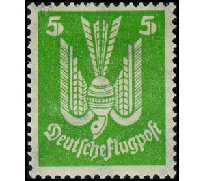 Airmail stamp series  - Germany / Deutsches Reich 1924 - 5 Rentenpfennig