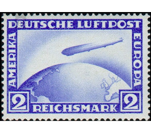 Airmail stamp series  - Germany / Deutsches Reich 1928 - 2 Reichsmark