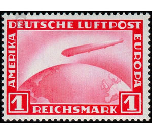 Airmail stamp series  - Germany / Deutsches Reich 1931 - 1 Reichsmark