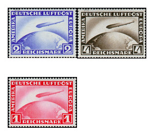 Airmail stamp series - Germany / Deutsches Reich Series