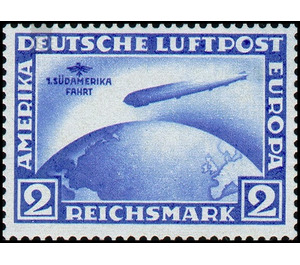 Airmail stamp set  - Germany / Deutsches Reich 1930 - 2 Reichsmark