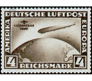 Airmail stamp set  - Germany / Deutsches Reich 1930 - 4 Reichsmark