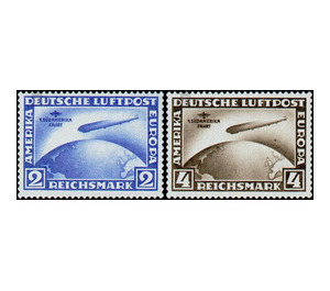 Airmail stamp set  - Germany / Deutsches Reich 1930 Set