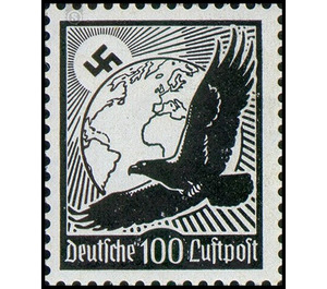 Airmail stamp set  - Germany / Deutsches Reich 1934 - 100 Reichspfennig