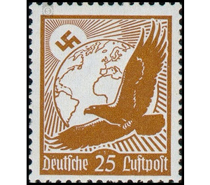 Airmail stamp set  - Germany / Deutsches Reich 1934 - 25 Reichspfennig