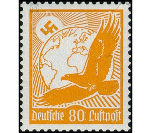 Airmail stamp set  - Germany / Deutsches Reich 1934 - 80 Reichspfennig