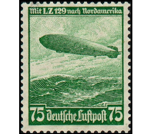 Airmail stamp set  - Germany / Deutsches Reich 1936 - 75 Reichspfennig