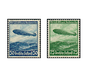 Airmail stamp set  - Germany / Deutsches Reich 1936 Set