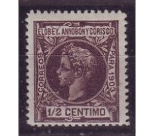 Alfonso XIII - Central Africa / Equatorial Guinea  / Elobey, Annobon and Corisco 1903