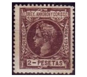 Alfonso XIII - Central Africa / Equatorial Guinea  / Elobey, Annobon and Corisco 1903 - 2