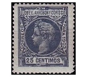 Alfonso XIII - Central Africa / Equatorial Guinea  / Elobey, Annobon and Corisco 1903 - 25