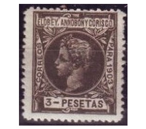 Alfonso XIII - Central Africa / Equatorial Guinea  / Elobey, Annobon and Corisco 1903 - 3