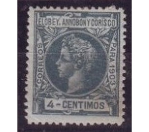 Alfonso XIII - Central Africa / Equatorial Guinea  / Elobey, Annobon and Corisco 1903 - 4