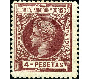 Alfonso XIII - Central Africa / Equatorial Guinea  / Elobey, Annobon and Corisco 1903 - 4