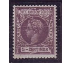 Alfonso XIII - Central Africa / Equatorial Guinea  / Elobey, Annobon and Corisco 1903 - 5