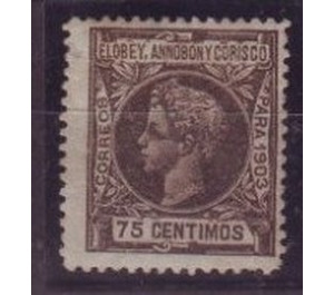 Alfonso XIII - Central Africa / Equatorial Guinea  / Elobey, Annobon and Corisco 1903 - 75