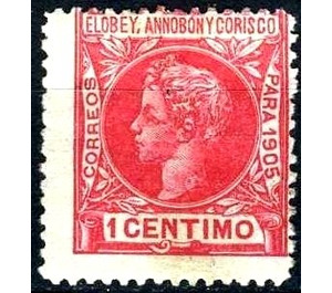 Alfonso XIII - Central Africa / Equatorial Guinea  / Elobey, Annobon and Corisco 1905 - 1