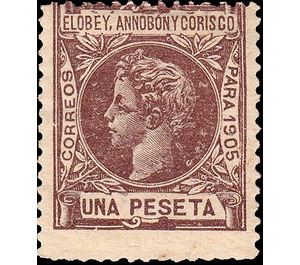 Alfonso XIII - Central Africa / Equatorial Guinea  / Elobey, Annobon and Corisco 1905 - 1