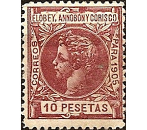 Alfonso XIII - Central Africa / Equatorial Guinea  / Elobey, Annobon and Corisco 1905 - 10