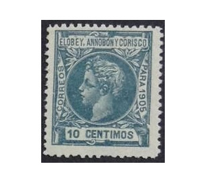 Alfonso XIII - Central Africa / Equatorial Guinea  / Elobey, Annobon and Corisco 1905 - 10