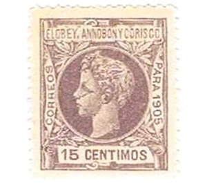 Alfonso XIII - Central Africa / Equatorial Guinea  / Elobey, Annobon and Corisco 1905 - 15