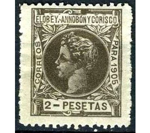 Alfonso XIII - Central Africa / Equatorial Guinea  / Elobey, Annobon and Corisco 1905 - 2