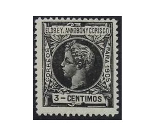 Alfonso XIII - Central Africa / Equatorial Guinea  / Elobey, Annobon and Corisco 1905 - 3