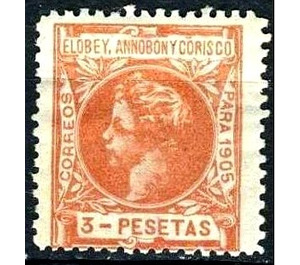 Alfonso XIII - Central Africa / Equatorial Guinea  / Elobey, Annobon and Corisco 1905 - 3