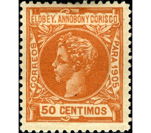 Alfonso XIII - Central Africa / Equatorial Guinea  / Elobey, Annobon and Corisco 1905 - 50