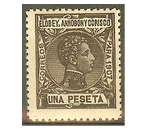 Alfonso XIII - Central Africa / Equatorial Guinea  / Elobey, Annobon and Corisco 1907 - 1