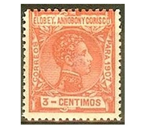 Alfonso XIII - Central Africa / Equatorial Guinea  / Elobey, Annobon and Corisco 1907 - 3