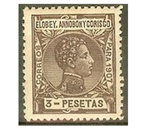 Alfonso XIII - Central Africa / Equatorial Guinea  / Elobey, Annobon and Corisco 1907 - 3