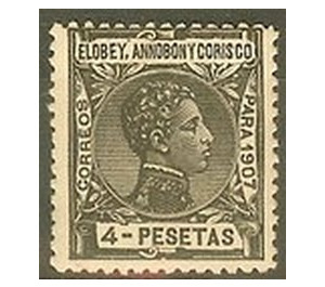 Alfonso XIII - Central Africa / Equatorial Guinea  / Elobey, Annobon and Corisco 1907 - 4