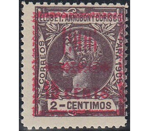 Alfonso XIII Surcharged on 2c - Central Africa / Equatorial Guinea  / Elobey, Annobon and Corisco 1906 - 15