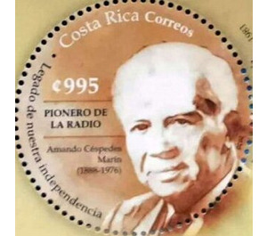 Amando Céspedes Marín(1888-1976), Radio Pioneer - Central America / Costa Rica 2020