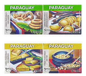 America Issue: Traditional Foods (2019) - South America / Paraguay 2019 Set