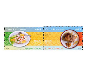 America Issue: Traditional Foods - Central America / Costa Rica 2019 Set