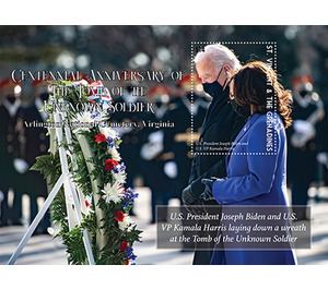 American Tomb of Unknown Soldier, Centenary - Caribbean / Saint Vincent and The Grenadines 2021