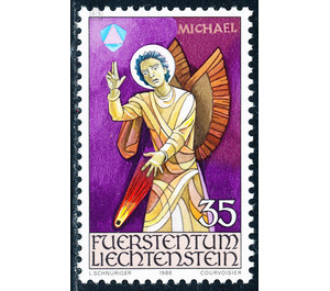 Angel  - Liechtenstein 1986 - 35 Rappen