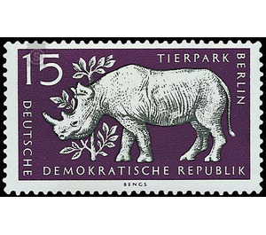 Animal Park Berlin  - Germany / German Democratic Republic 1956 - 15 Pfennig
