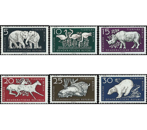 Animal Park Berlin  - Germany / German Democratic Republic 1956 Set