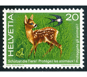 animal welfare  - Switzerland 1976 - 20 Rappen