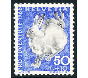 Animals - bunny  - Switzerland 1965 - 50 Rappen