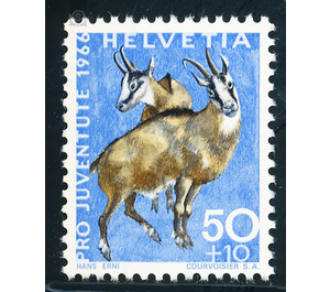 Animals - chamois  - Switzerland 1966 - 50 Rappen