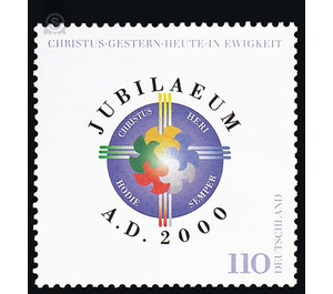 Anniversary A.D. 2000  - Germany / Federal Republic of Germany 2000 - 110 Pfennig