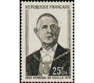 Anniversary of the death of General de Gaulle - East Africa / Reunion 1971 - 25