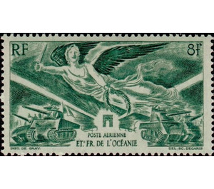 Anniversary of Victory - Polynesia / French Oceania 1946 - 8