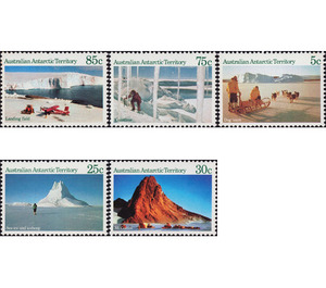 Antarctic Scenes 1984-1987 - Australian Antarctic Territory 1984 Set