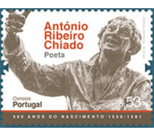Antonio Ribeiro Chiado, Poet - Portugal 2020 - 0.53