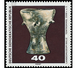 Archaeological finds in the GDR  - Germany / German Democratic Republic 1970 - 40 Pfennig